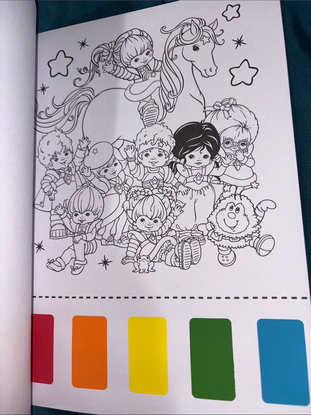Hallmark - CrownJewlz Kidz - Rainbow Brite Water Painting Book - think pages - Picture 3 of 7